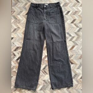 Amuse Society Brooke black wide leg Jeans